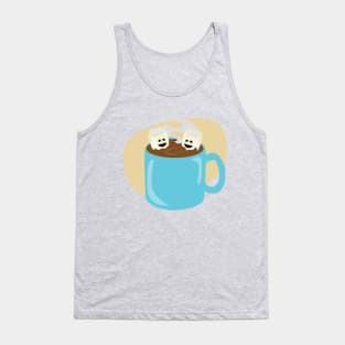 Happy Marshmallow Hot Cocoa Tank Top